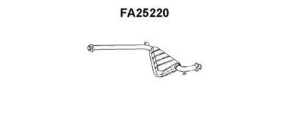 Veneporte FA25220 Muffler assy front Veneporte FA25220 Muffler assy front