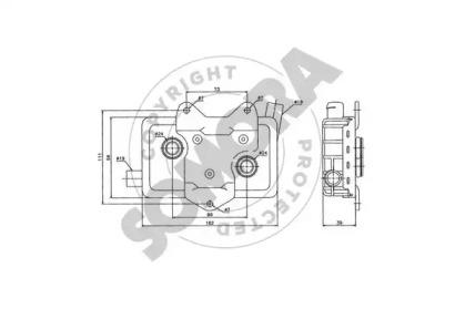 Somora 171365L Радіатор масляний