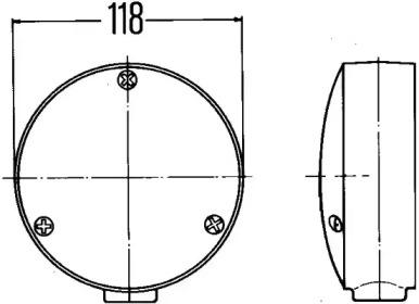 Hella 2XD 003 022-061 Signal lamp Hella 2XD 003 022-061 Signal lamp