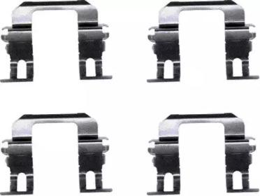 Hella 8DZ 355 202-981 Монтажний комплект гальмівних колодок Hella 8DZ 355 202-981 Монтажний комплект гальмівних колодок