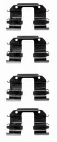 Hella 8DZ 355 203-041 Монтажний комплект гальмівних колодок Hella 8DZ 355 203-041 Монтажний комплект гальмівних колодок