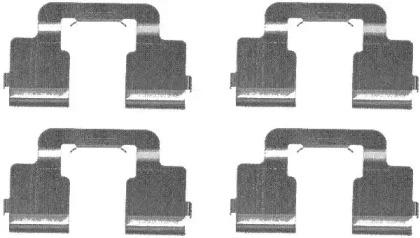 Hella 8DZ 355 203-341 Spring set disc brake Hella 8DZ 355 203-341 Spring set disc brake