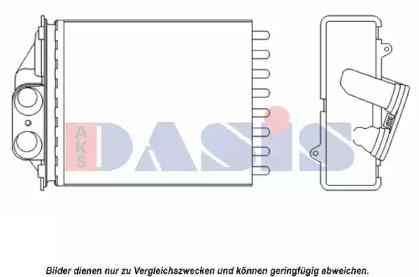 AKS Dasis 089017N Радіатор пічки