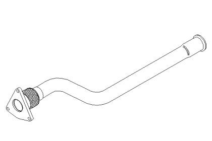 Klarius 120468 Випускна труба відпрацьованих газів Klarius 120468 Випускна труба відпрацьованих газів