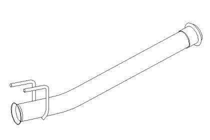 Klarius 120477 Exhaust pipe