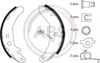 A.B.S. 8855 Brake pads