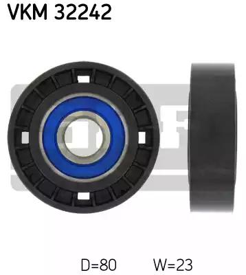 SKF VKM 32242 Ролик натяжний ременя поліклинового SKF VKM 32242 Ролик натяжний ременя поліклинового