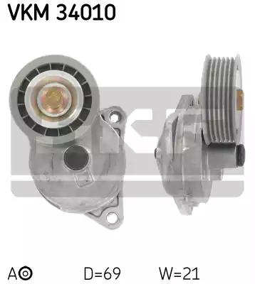 SKF VKM 34010 Ролик натяжной SKF VKM 34010 Ролик натяжной