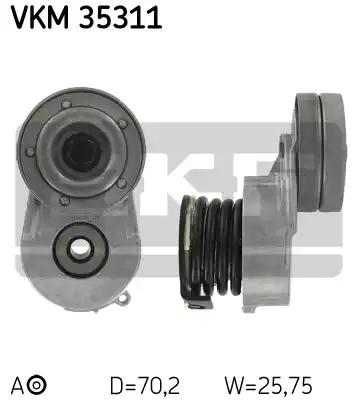 SKF VKM 35311 Ролик натяжний ременя поліклинового SKF VKM 35311 Ролик натяжний ременя поліклинового