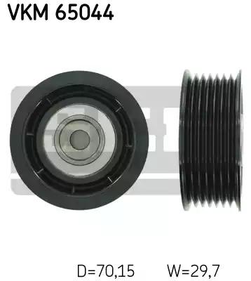 SKF VKM 65044 Ролик натяжний ременя поліклинового SKF VKM 65044 Ролик натяжний ременя поліклинового