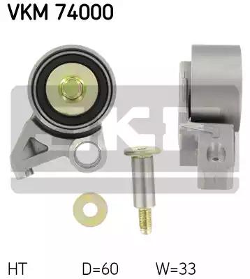 SKF VKM 74000 Ролик натяжителя SKF VKM 74000 Ролик натяжителя