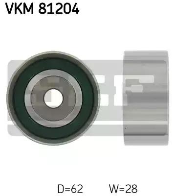 SKF VKM 81204 Ролик обводной ремня грм