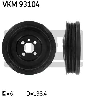SKF VKM 93104 Шкив коленвала