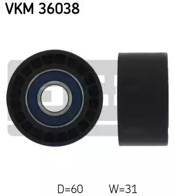 SKF VKM 36038 Ролик натяжной