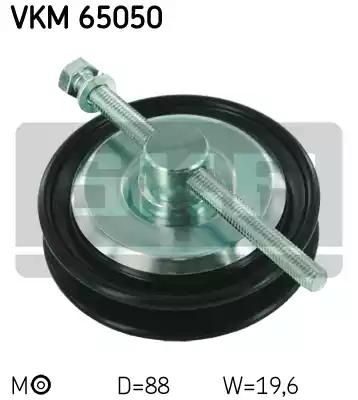 SKF VKM 65050 Ролик натяжний ременя поліклинового SKF VKM 65050 Ролик натяжний ременя поліклинового