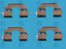 ERT 420040 Spring set disc brake