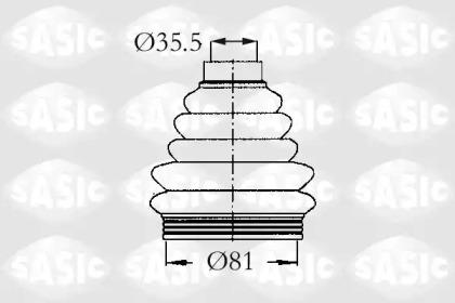 Sasic 2933203 Пильник привідного валу Sasic 2933203 Пильник привідного валу