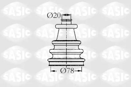 Sasic 2933743 Dust boot kit axle joint Sasic 2933743 Dust boot kit axle joint
