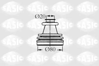 Sasic 2933773 Пильник привідного валу