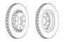 Ferodo DDF206 Brake disc Ferodo DDF206 Brake disc