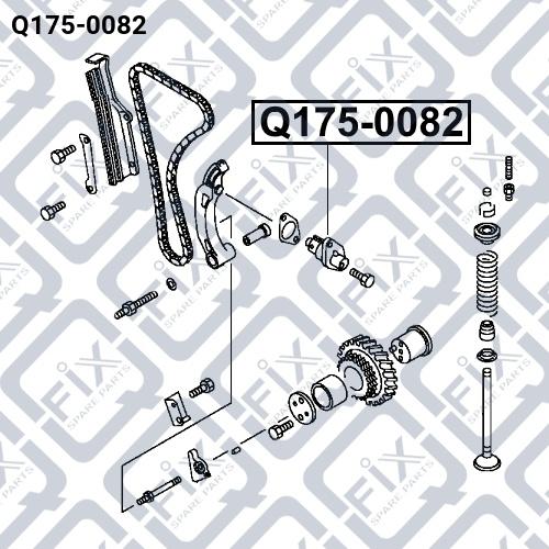 Q-FIX Q1750082 Tensioner assy pulley