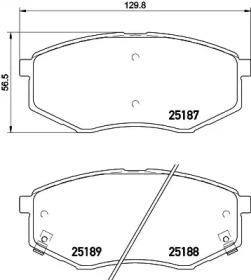 Hella 8DB 355 019-791 Brake pads