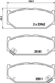 Hella 8DB 355 021-121 Brake pads Hella 8DB 355 021-121 Brake pads