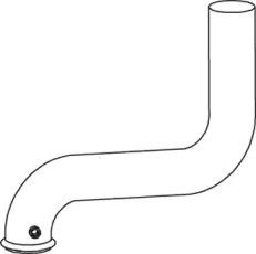 Dinex 68518 Exhaust pipe