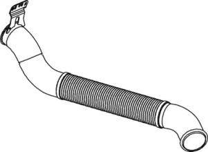 Dinex 68523 Exhaust pipe