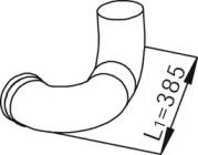 Dinex 68708 Випускна труба відпрацьованих газів Dinex 68708 Випускна труба відпрацьованих газів