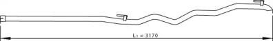 Dinex 74612 Exhaust pipe Dinex 74612 Exhaust pipe