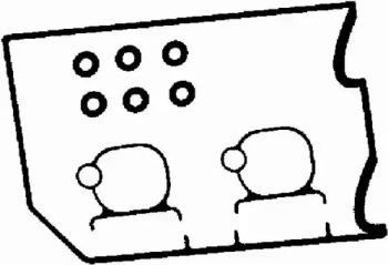 BGA RK4377 Прокладка кришки клапанів BGA RK4377 Прокладка кришки клапанів