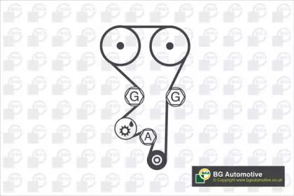 BGA TB9506K Ремінь ГРМ комплект BGA TB9506K Ремінь ГРМ комплект