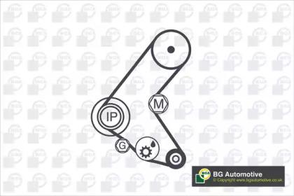 BGA TB9540K Ремінь ГРМ комплект