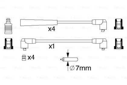 Bosch 0 986 356 719 Zuendkabel Bosch 0 986 356 719 Zuendkabel
