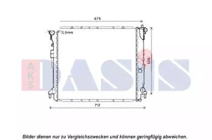 AKS Dasis 510119N Радіатор AKS Dasis 510119N Радіатор