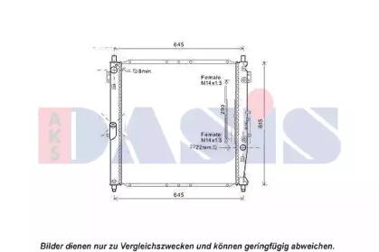 AKS Dasis 510129N Радіатор AKS Dasis 510129N Радіатор