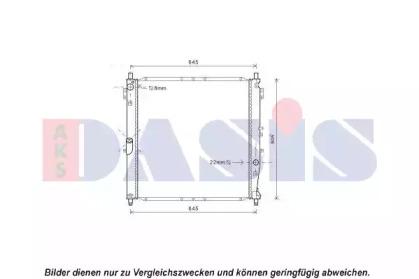 AKS Dasis 510131N Радіатор AKS Dasis 510131N Радіатор
