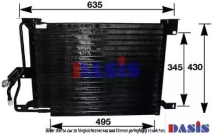 AKS Dasis 522630N Випаровувач кондиціонера AKS Dasis 522630N Випаровувач кондиціонера