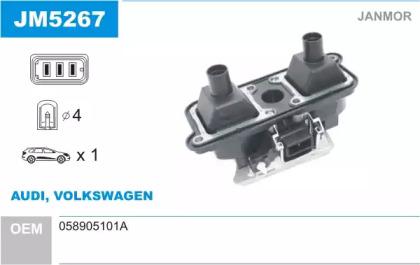 Janmor JM5267 Котушка запалювання Janmor JM5267 Котушка запалювання