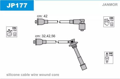 Janmor JP177 Zuendkabel Janmor JP177 Zuendkabel