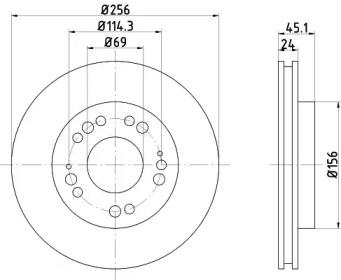 Textar 92094700 Brake disc Textar 92094700 Brake disc