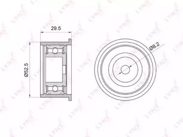 Lynxauto PB-3026 Паразитный ведущий ролик зубчатый ремень
