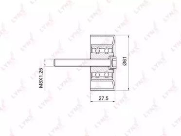 Lynxauto PB-3027 Ролик обводной ремня грм Lynxauto PB-3027 Ролик обводной ремня грм