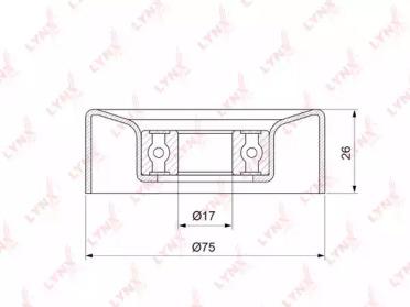 Lynxauto PB-7226 Ролик направляючий Lynxauto PB-7226 Ролик направляючий