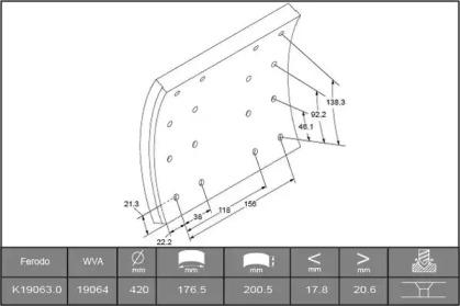 Beral 1906320606016166 Brake pads