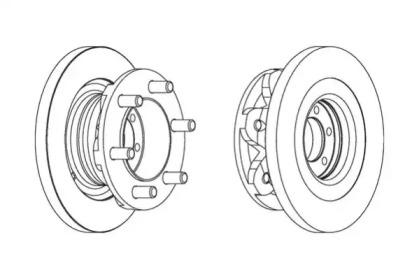 Beral BCR139A Диск гальмівний