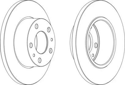 Beral BCR195A Диск гальмівний