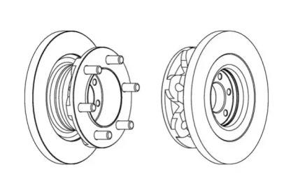 Beral BCR313A Диск гальмівний