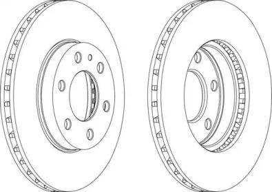 Beral BCR314A Brake disc